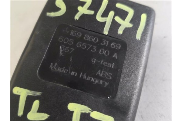 Recambio de anclaje cinturon trasero izquierdo para mercedes-benz clase a (bm 169) 2.0 a 180 cdi (169.007) referencia OEM IAM 16