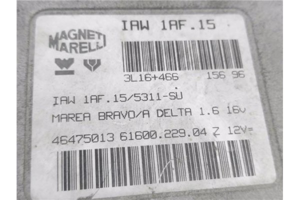 Recambio de centralita para fiat bravo (182) 1.6 16v / 16v 100 sx referencia OEM IAM 46475013 IAW1AF15 