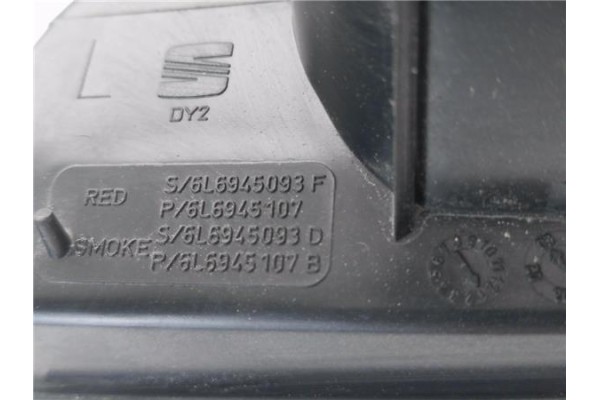 Recambio de piloto porton trasero izquierdo para seat ibiza (6l1) 1.9 sdi referencia OEM IAM 6L6945093F 6L6945107 