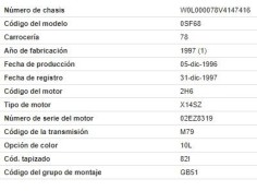 opel corsa b del año 1996