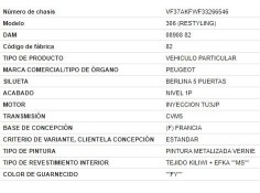 peugeot 306 (7b, n3, n5) del año 2002