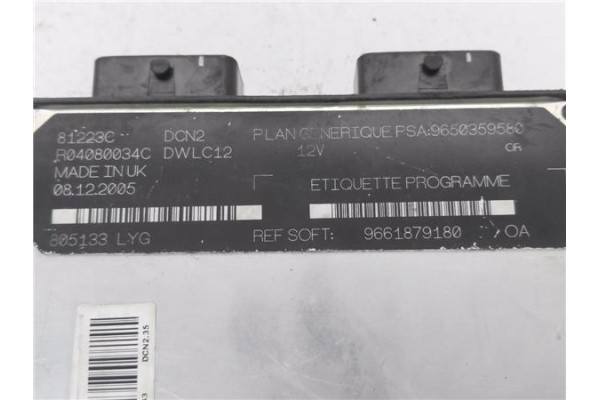 Recambio de centralita para citroen berlingo 1.9 d (mfwjz) referencia OEM IAM 9650359580 R04080034C 