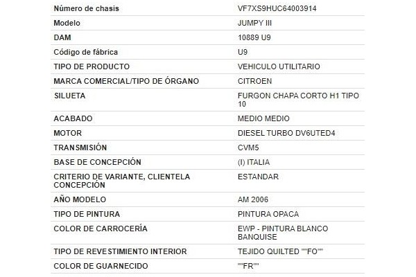 citroen jumpy del año 2007