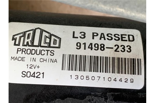 Recambio de motor limpiaparabrisas delantero para opel meriva 1.7 cdti referencia OEM IAM 91498233  