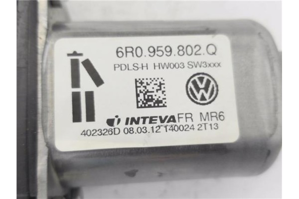 Recambio de motor elevalunas delantero derecho para seat ibiza berlina (6j5) 1.4 stylance / style referencia OEM IAM 6R0959802Q 