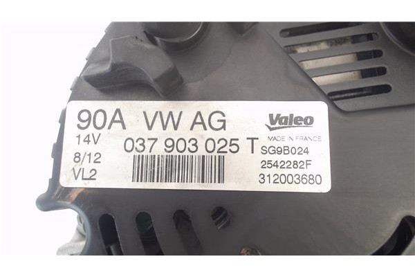 Recambio de alternador para seat ibiza berlina (6j5) 1.4 stylance / style referencia OEM IAM 037903025T 2542282F 