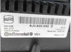 Recambio de mandos climatizador para seat ibiza berlina (6j5) 1.4 stylance / style referencia OEM IAM 6J0820043D  