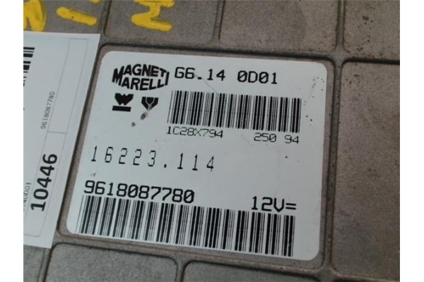 Recambio de centralita para peugeot 306 (7b, n3, n5) 1.4 sl referencia OEM IAM 9618087780 G6140D01 