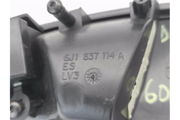 Recambio de manilla int. puerta delantero derecha para seat ibiza berlina (6j5) 1.4 stylance / style referencia OEM IAM 6J183711