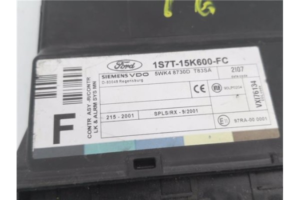 Recambio de centralita para ford focus berlina (cak) 1.6 ghia referencia OEM IAM 1S7T15K600FC 5WK48730D 
