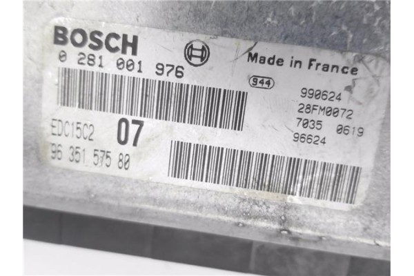 Recambio de centralita para citroen xsara berlina 2.0 hdi 90 referencia OEM IAM 9635157580 281001976 