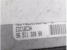 Recambio de centralita para citroen c4 berlina 1.6 hdi referencia OEM IAM 9651132880 EDC16C34 