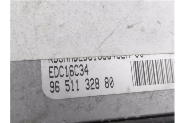 Recambio de centralita para citroen c4 berlina 1.6 hdi referencia OEM IAM 9651132880 EDC16C34 