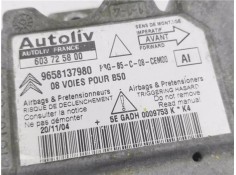 Recambio de centralita airbag para citroen c4 berlina 1.6 hdi referencia OEM IAM 9658137980 603725800 