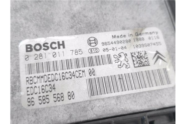 Recambio de centralita para citroen c2 1.4 x referencia OEM IAM 9658556880 281011785 