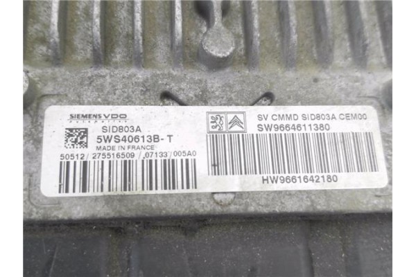 Recambio de centralita para peugeot expert furgón (vf3a_, vf3u_, vf3x_) 2.0 hdi 120 referencia OEM IAM 9664611380  