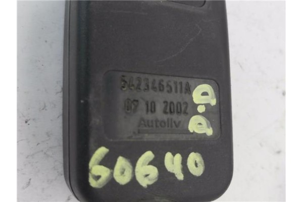 Recambio de anclaje cinturon delantero derecho para peugeot partner furgón (5) 1.9 d referencia OEM IAM 8972S2 542346511A 