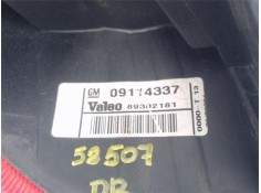 Recambio de piloto trasero derecho para opel corsa c 1.4 referencia OEM IAM 09114337 89302181 