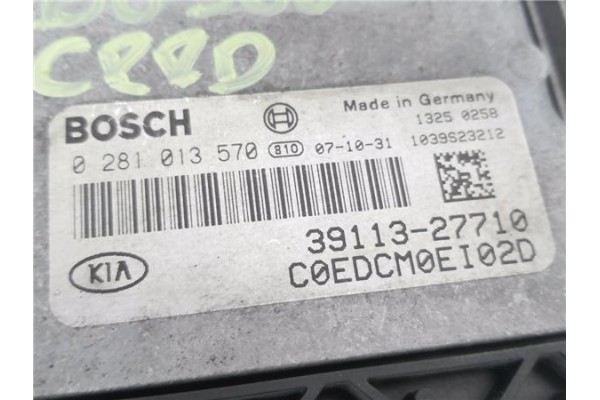 Recambio de centralita para kia ceed sportswagon (ed) 2.0 emotion referencia OEM IAM 3911327710 281013570 