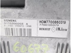 Recambio de centralita para renault megane i (ba0/1_) 1.6 e (ba0f, ba0s) referencia OEM IAM 7700860319 S115300203A 
