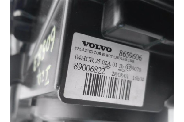 Recambio de faro delantero izquierdo para volvo s60 berlina 2.4 referencia OEM IAM 8659606 89006822 