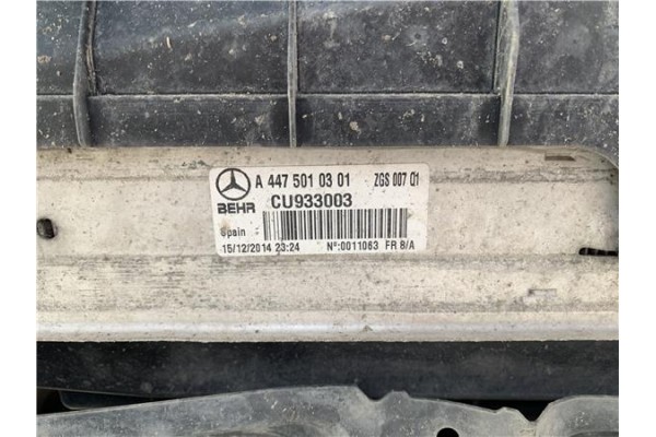 Recambio de intercooler para mercedes-benz vito furgón (447) 2.1 114/116 cdi, 119 cdi/bt 4x4 extralang (447.605) referencia OEM 