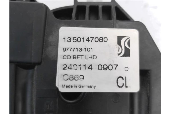 Recambio de cierre electromagnetico delantero derecho para citroen jumper furgón 2.2 hdi 120 referencia OEM IAM 1633563680 9138X