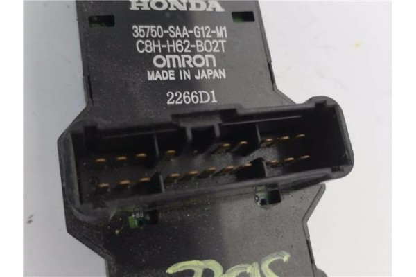 Recambio de mando elevalunas delantero izquierdo para honda jazz (gd1/5) 1.3 referencia OEM IAM 35750SAAG12M1 C8HH62B02T 