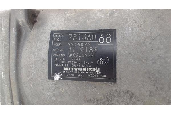 Recambio de compresor aire acond. para mitsubishi outlander (cw0) 2.0 di-d intense referencia OEM IAM 7813A068  