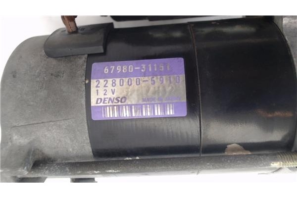 Recambio de motor arranque para aixam a.721 0.4 d referencia OEM IAM 6798031151  