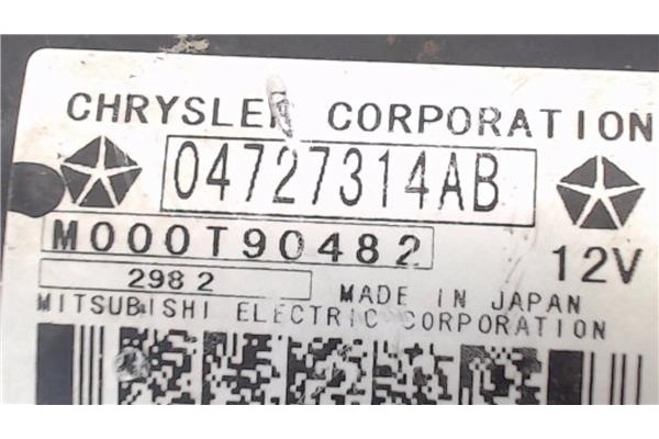 Recambio de motor arranque para chrysler voyager (rg) 2.4 referencia OEM IAM 04727314AB  