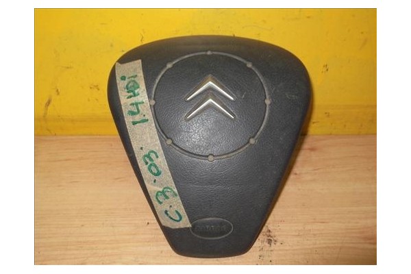Recambio de airbag volante para citroen c3 (2002) 1.4 hdi referencia OEM IAM 96380009ZE CA100521ZEEE 