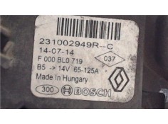 Recambio de alternador para dacia dokker 1.5 essential referencia OEM IAM 231002949R  