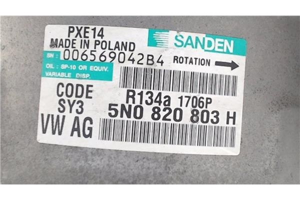 Recambio de compresor aire acond. para volkswagen golf vi (5k1) 1.6 advance referencia OEM IAM 1K0820859SX  