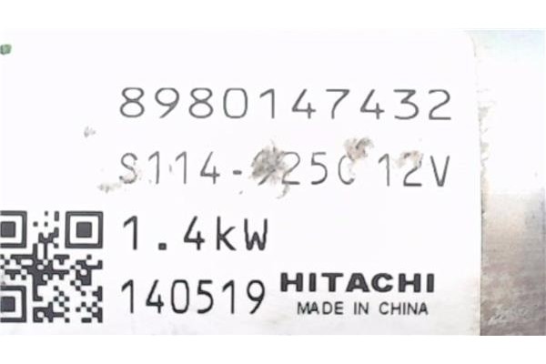 Recambio de motor arranque para opel mokka 1.7 excellence referencia OEM IAM 55503481  