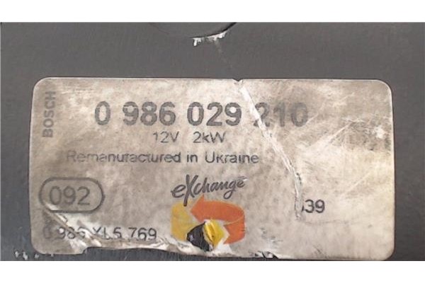 Recambio de motor arranque para opel mokka 1.7 business referencia OEM IAM 25194650  