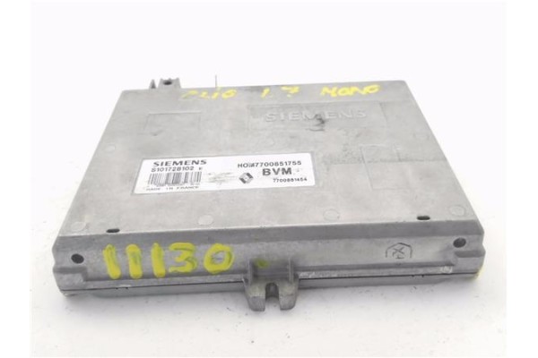 Recambio de centralita para renault clio i fase i / ii (b/c57) 1.7 (b/c574) referencia OEM IAM 7700851755 S101728102E 