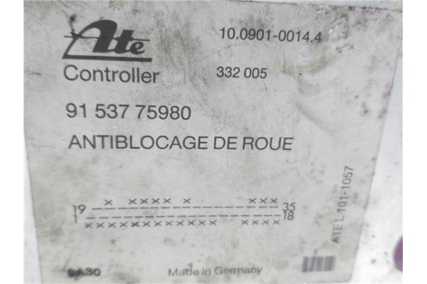 Recambio de centralita abs para citroen bx berlina 19 gti 16v referencia OEM IAM 9153775980 10090100144 
