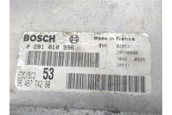 Recambio de centralita para citroen xsara picasso 2.0 hdi referencia OEM IAM 9646774280 281010996 