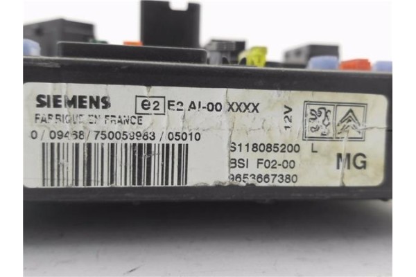 Recambio de bsi para citroen c3 1.4 hdi referencia OEM IAM 9653667380 S118085200L 