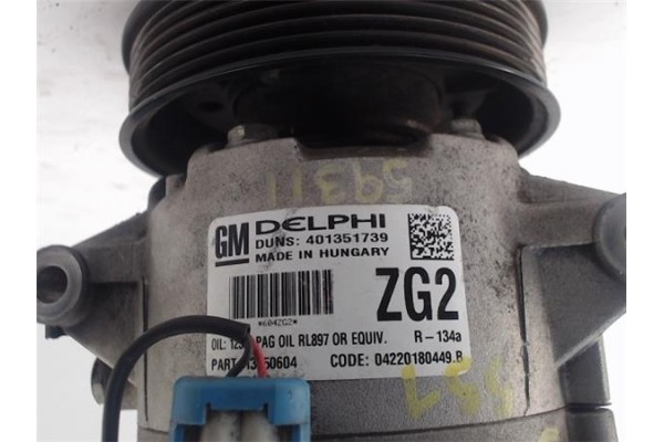 Recambio de compresor aire acond. para opel astra j 1.6 referencia OEM IAM   