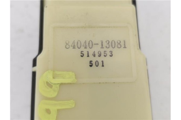 Recambio de mando elevalunas delantero izquierdo para toyota corolla verso (e12) 1.8 linea sol referencia OEM IAM 8404013081 514