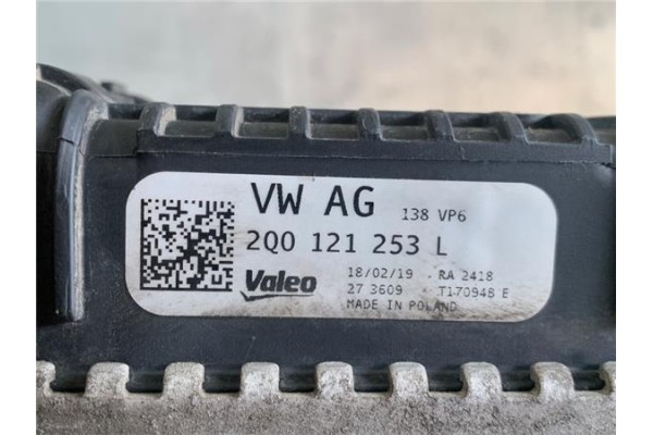 Recambio de radiador para seat ibiza (kj1) 1.0 style referencia OEM IAM 2Q0121253L  