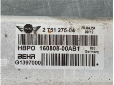 Recambio de radiador para mini mini (r56) 1.6 cooper s referencia OEM IAM 275127504  
