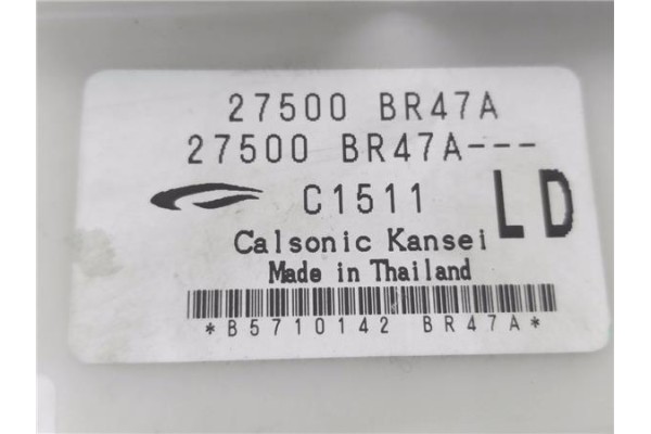 Recambio de mandos climatizador para nissan qashqai (j10) 1.5 360 referencia OEM IAM 27500BR47A  