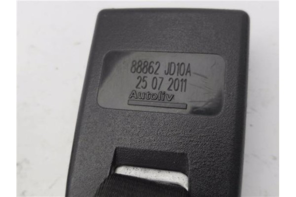 Recambio de anclaje cinturon trasero derecho para nissan qashqai (j10) 1.5 360 referencia OEM IAM 88862JD10A  