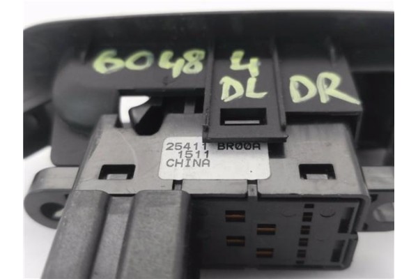 Recambio de mando elevalunas delantero derecho para nissan qashqai (j10) 1.5 360 referencia OEM IAM 25411BR00A  