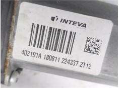 Recambio de mecanismo elevalunas trasero izquierdo para nissan qashqai (j10) 1.5 360 referencia OEM IAM 402191A  