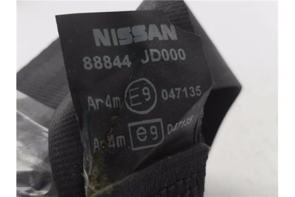 Recambio de cinturon seguridad trasero derecho para nissan qashqai (j10) 1.5 360 referencia OEM IAM 88844JD000 E9047135 