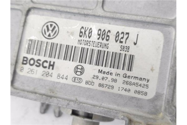 Recambio de centralita para seat ibiza (6k1) 1.4 i referencia OEM IAM 6K0906027J 261204844 
